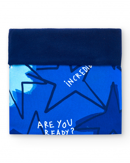 Bandana garçon bleu avec imprimé étoiles Amazing collection