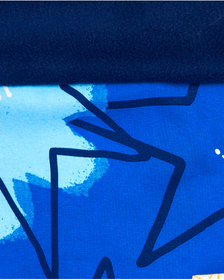 Bandana garçon bleu avec imprimé étoiles Amazing collection