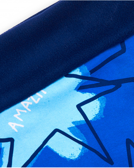 Bandana garçon bleu avec imprimé étoiles Amazing collection