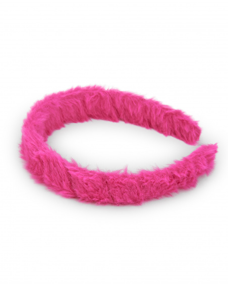Bandeau pour fille couleur fuchsia vibrante collection Cold Days