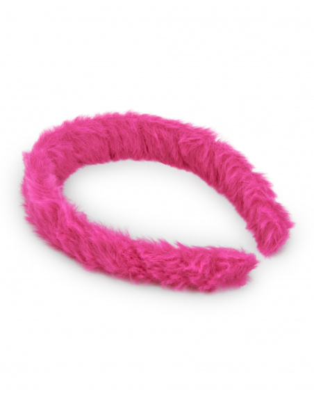 Bandeau pour fille couleur fuchsia vibrante collection Cold Days