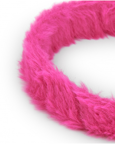 Bandeau pour fille couleur fuchsia vibrante collection Cold Days