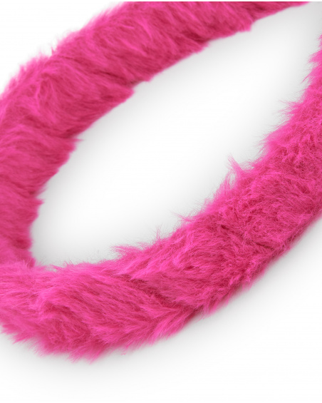 Bandeau pour fille couleur fuchsia vibrante collection Cold Days