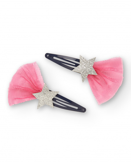 Clips avec étoile brillante et tulle pour fille Collection