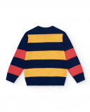 Pull rayé aux couleurs vibrantes pour garçon de la collection