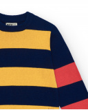 Pull rayé aux couleurs vibrantes pour garçon de la collection