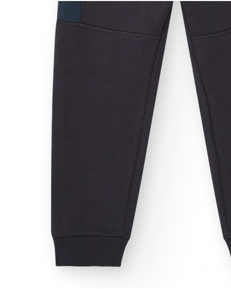 Pantalon jogger avec détails contrastés pour garçon collection