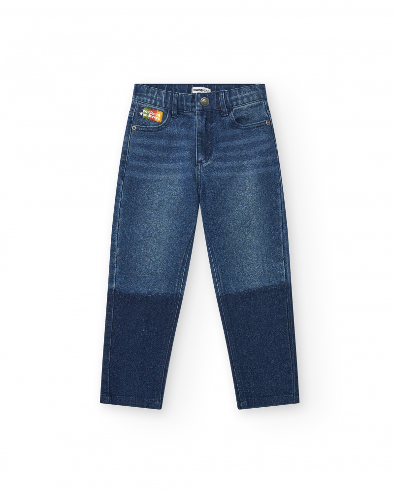 Jean bicolore pour garçon de la collection Weekend Wanderers