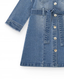 Robe chemise en jean fille collection Terre de Glace