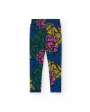 Legging fille imprimé multicolore collection Living in Colors