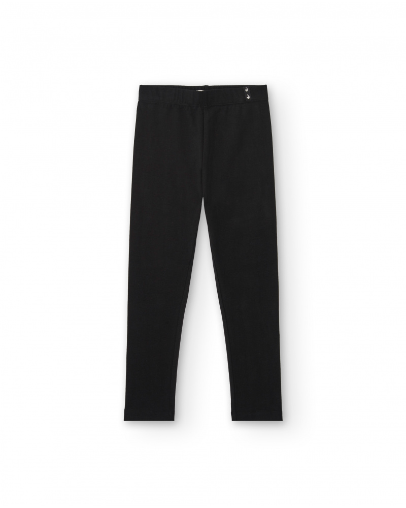 Legging fille noir taille élastique collection Basics Girl