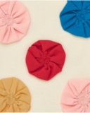 T-shirt en maille pour fille en blanc avec des appliques florales Happy Garden