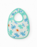 Pack de dos baberos para niño, uno verde con elefante y otro