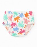 Conjunto fucsia para niña con vestido de sol y braguita con