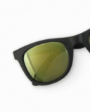 Lunettes de soleil noires pour garçon avec branches multicolores