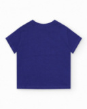 Ensemble pour garçon avec t-shirt noix de coco et bermuda verte