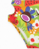 Trikini pour fille avec imprimé de fruits et volants