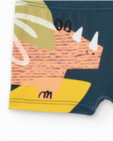 Boxer de bain bleu et jaune pour garçon avec dinosaures Boxer de bain bleu et jaune pour garçon avec dinosaures