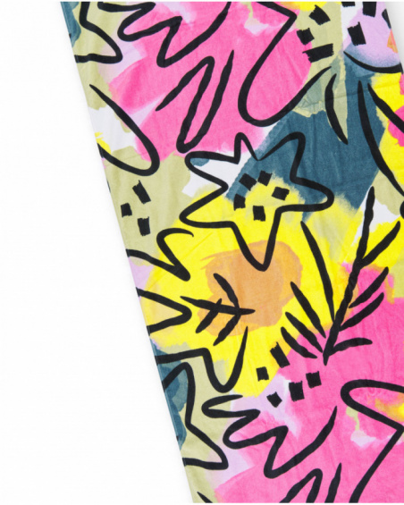 Serviette rose pour fille avec imprimé d’étoiles Serviette rose pour fille avec imprimé d’étoiles