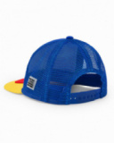 Casquette bleue pour garçon avec visage d’animal et fermeture ajustable