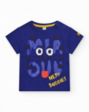Ensemble pour garçon avec t-shirt bleu et short jaune Ensemble pour garçon avec t-shirt bleu et short jaune