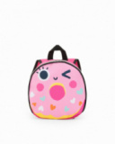 Sac à dos rose pour fille avec donut et cœurs Sac à dos rose pour fille avec donut et cœurs