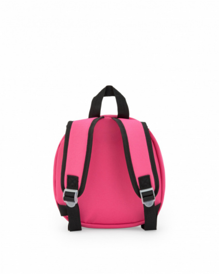 Sac à dos rose pour fille avec donut et cœurs Sac à dos rose pour fille avec donut et cœurs