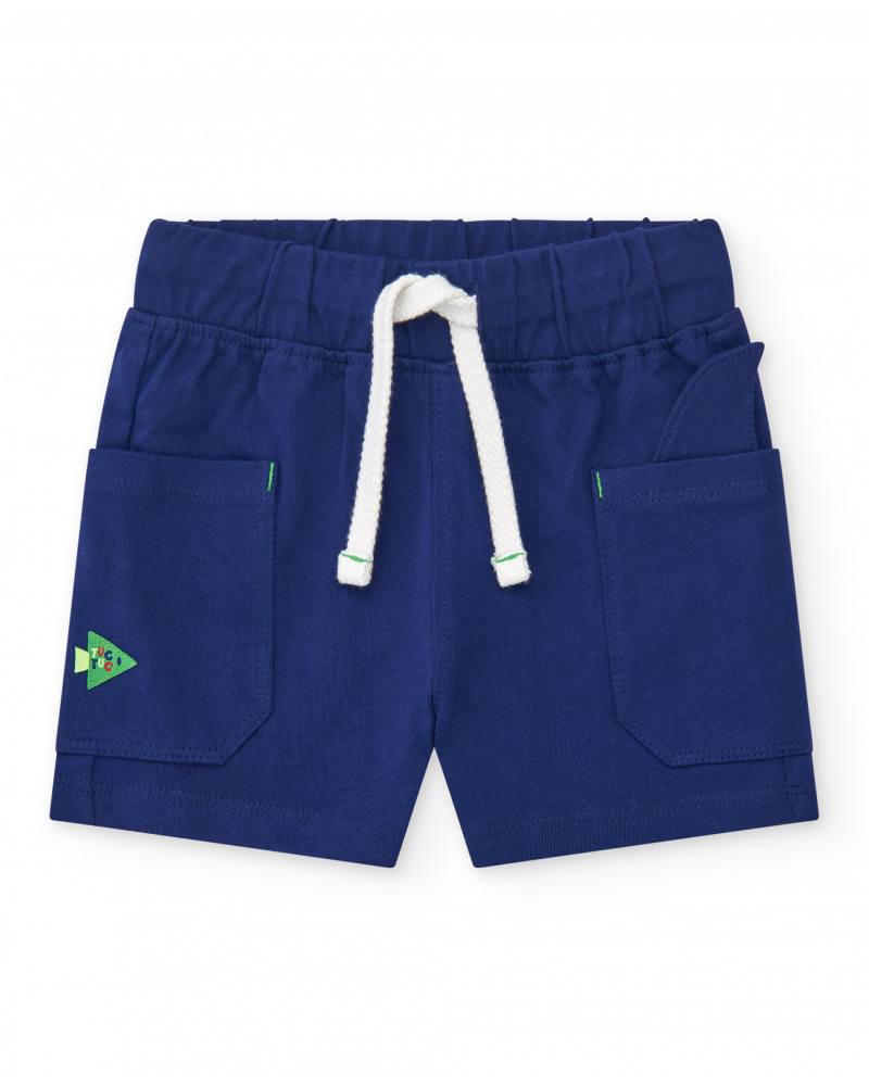 Bermuda bleue pour garçon avec étoile