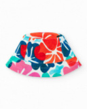Chapeau pour fille avec imprimé floral