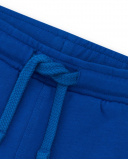 Bermuda bleue pour garçon avec taille ajustable et écusson brodé | tuc tuc