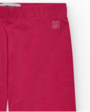 Legging corto para niña color rosa fucsia con cintura elástica