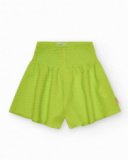 Short para niña en amarillo y cintura elástica