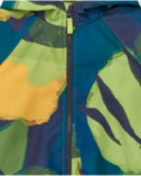 Coupe-vent pour garçon en jaune avec capuche et fermeture éclair