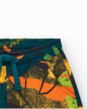 Bermudas pour garçon en vert avec taille élastique.