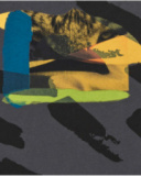 T-shirt pour garçon en kaki avec design géométrique.