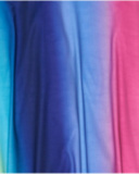 Robe pour fille en bleu et rose avec fines bretelles.