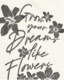 T-shirt pour fille en blanc avec design floral.