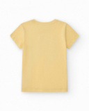 T-shirt à manches courtes pour garçon en jaune avec imprimé de l’Arizona.