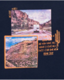 T-shirt à manches longues pour garçon en bleu avec design sur les aventures.