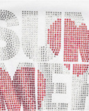 Débardeur pour fille en blanc avec imprimé brillant.