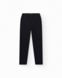 Legging pour fille en noir avec taille élastique.