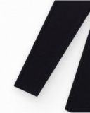 Legging pour fille en noir avec taille élastique.