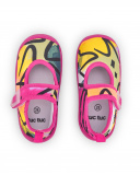 Zapato de agua para niña multicolor con cierre de velcro