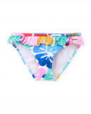 Braguita de baño para niña multicolor con volantes