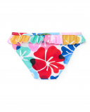 Braguita de baño para niña multicolor con volantes