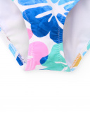 Braguita de baño para niña multicolor con volantes