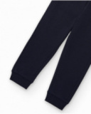 Pantalon jogger garçon en bleu marine avec taille élastique