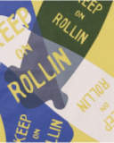 Débardeur garçon en jaune avec imprimé skate