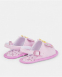 Sandales bébé fille roses avec papillon décoratif