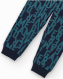 Jogger garçon avec imprimé “Game Over” bleu marine